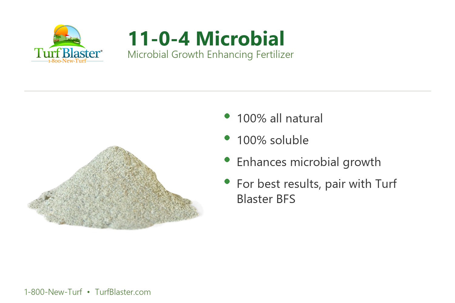 11-0-4 Microbial - Soluble Fertilizer